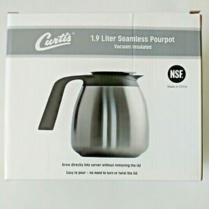 Wilbur Curtis 1.9 Liter Seamless Pourpot Vacuum Insulated.