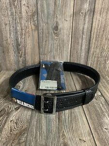 Bianchi 42&#034; Waist Black 7960 Sam Brown Accumold Elite Duty Belt, Free Belt Keeps