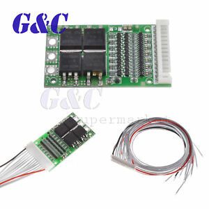 BMS 6-13S 3.7V 25A BMS Lithium Li-ion 18650 Battery Protection Board Module PCB