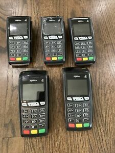 Lot of 5 Ingenico ICT250-01T1099C Credit Card Terminal Missing Cords And Covers