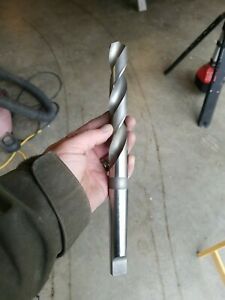 CLE-FORGE HS DRILL BIT, 15/16&#034;,  11&#034; OAL, No. 3 TAPER SHANK, 2-FLUTE,