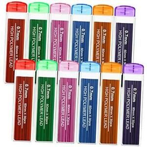 Color Refill Colored Pencils, 0.7 mm HB, 6 Color Set (Pieces) 360