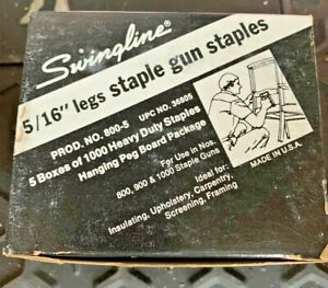 50 boxes of 1000 Staples for the Swingline Staple Gun 5/16  #800-5