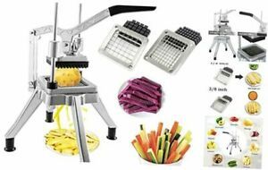 Commercial Vegetable Fruit Chopper With 1/2&#039;&#039;, 3/8&#039;&#039; Blades Heavy Duty French