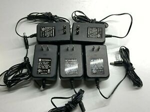 Lot Of 5 Motorola Charger Power Supply EPNN7994A 2504548T14 for CP200, @AR699