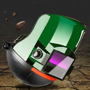 Flip Solar Welding Helmet Large Viewing for Plasma Grinding Welder Machine