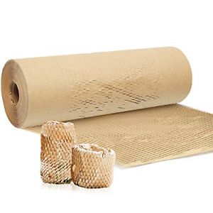 Packaging Paper, Lainrrew 12&#034; x 131&#039; Honeycomb Cushioning Wrap Roll Packing Roll