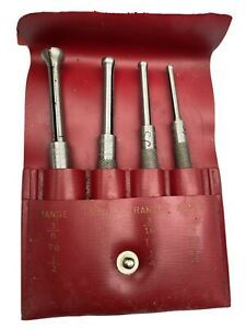 Lufkin vintage No. 78-S Machinist Small Hole Gage Gauge 4 Pc Set 1/8&#034; -1/2”