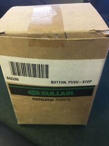 042235 Sullair Button, Push-Stop