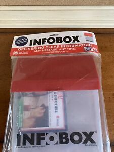 INFOBOX - Literature Holder, Real Estate Open House Flyer, FSBO