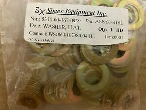 Washer, Flat, AN960-816L, 5310-00-167-0839, Package of 100