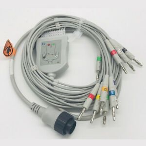 Compatible Kenz Cardioline Delta 3 Plus Delta 30D for 3M ECG EKG Cable