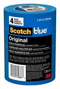 ScotchBlue 2090-36EVP Original Multi-Surface Painter&#039;s Tape 1.41&#034; Width 2090 ...