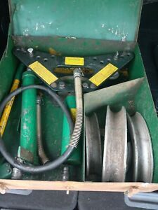 NICE!! GREENLEE 880 ONE-SHOT HYDRAULIC CONDUIT PIPE BENDER 1/2&#034; - 2&#034; ED4U 8184B