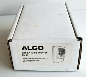 ALGO 8180 SIP Audio Alerter POE Paging Unit in Original Box
