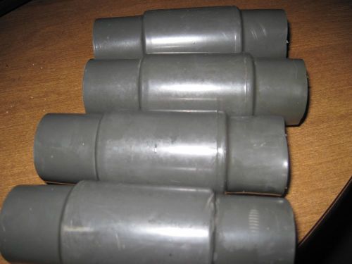 **LOT OF 4  1&#034; PVC Coated Rigid Coupling