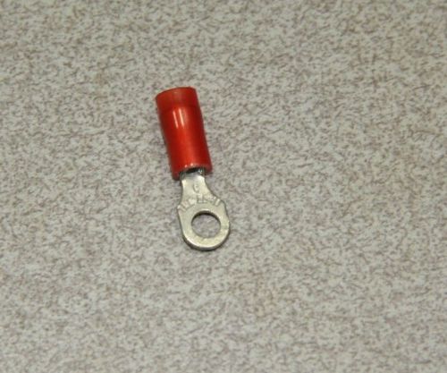 Thomas &amp; betts  ra18-6  terminal, ring tongue, #6, crimp, red for sale