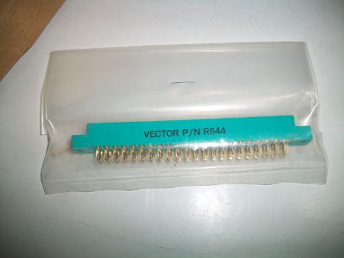 Vector  R644  44 Contact  Edge Card Connector #61 J101 Connector New Lot of 11
