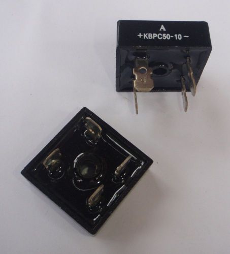 Bridge rectifier kbpc 50-10 rated 50 amp 1000v for sale