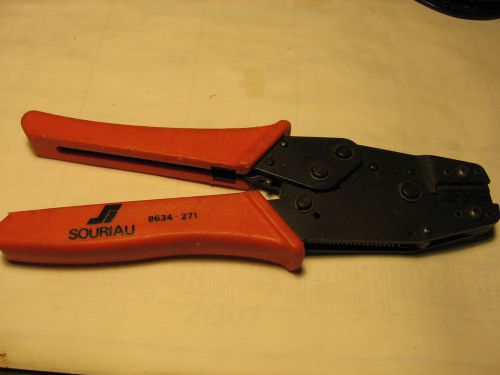 Souriau 8634-271 hand crimp tool used for prototyping for sale