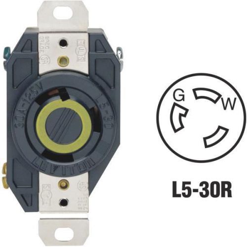 Leviton 065-2610 125v locking outlet receptacle-locking outlet for sale