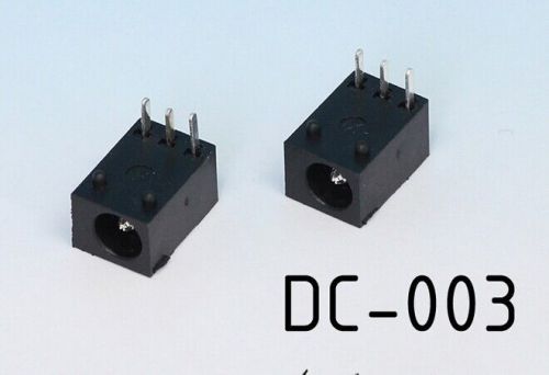 20pcs DC power outlet Female Charger Power socket 3 Pin DIP DC-003 Pin 1.0mm