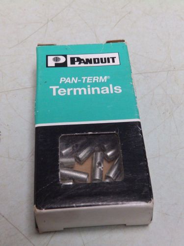 Lot of 36 panduit pan-term bs10-l butt-splice wire size 14-10 awg non-insulated for sale