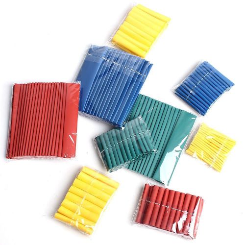 8 Value Assortment Heat Shrink Tubing Tube Insulating Tape Cable Kit 260 pcs