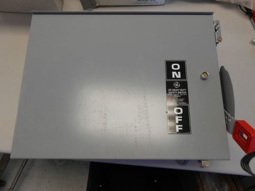 General electric th6661 30 amp 600 volt fusible hd safety switch disconnect for sale