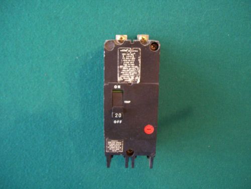G.e. tey-220, mo2, 2 pole, 20 amp, general electric circuit breaker for sale