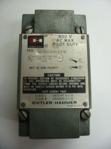 Cutler hammer 10316h1067c limit switch body pilot duty for sale