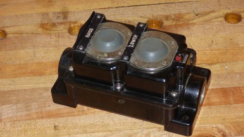 Cutler hammer, switch, pushbutton, waterproof marine use, up down, hoist for sale