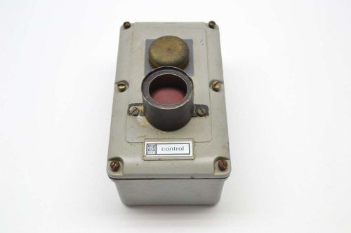 GENERAL ELECTRIC GE CR2940 BLACK/RED CONTROL STATION PUSHBUTTON B432758