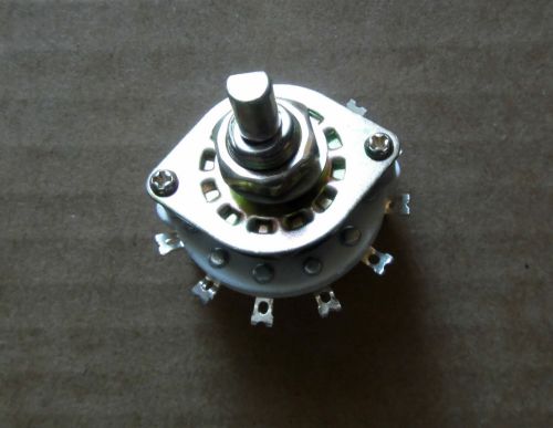 1P7T  Rotary Switch 7-position, 6mm shaft diameter, great for RF