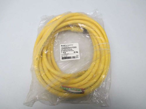 NEW BRAD CONNECTIVITY 104000A01F300 WOODHEAD 4P FEMALE STRAIGHT CABLE D350692