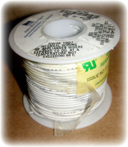 Wire, hook-up, 18 awg (16/30), pvc, white / grey, 100&#039; (alpha #3055ws005)(new) for sale