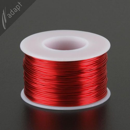 Magnet Wire, Enameled Copper, Red, 21 AWG (gauge), 155C, 1/2 lb, 200ft