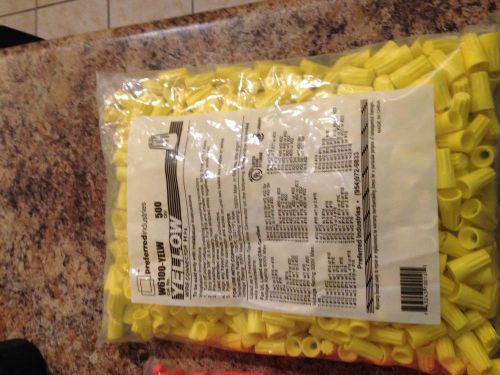 (Yellow) wire nut connectors 500 pcs