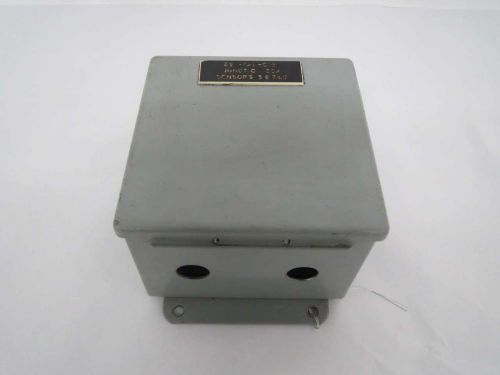 HOFFMAN A-606CH BOX 6X6X4 IN STEEL WALL-MOUNT ELECTRICAL ENCLOSURE B426851