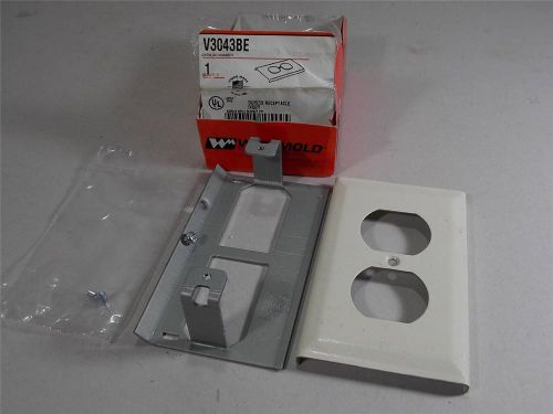 WIREMOLD V3043BE IVORY DUPLEX RECEPTACLE NEW IN PACKAGE