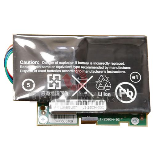 NEW LSI LSIiBBU07 Intelligent Battery Backup Unit for 8880EM2, 9260 9261 9280