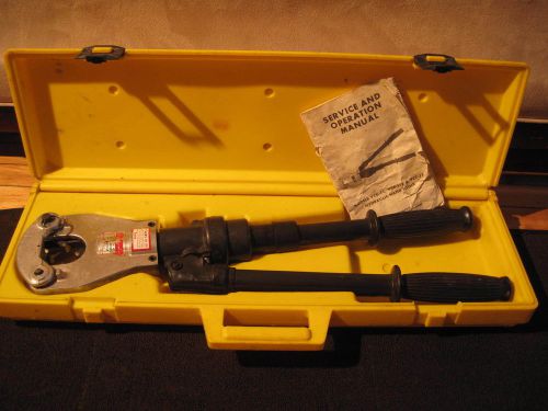 Anderson versa vc6-ft quad dieless 4 point crimper burndy huskie greenlee for sale