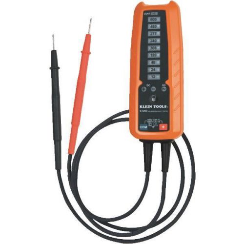 Klein Tools ET200 Electronic Voltage Tester-ELEC VOLT/CONT TESTER