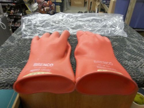 BRENCO SALISBURY SIZE 10.5 CLASS 00 500V AC TYPE 1 D120 RED GLOVES ELECTRIC NEW