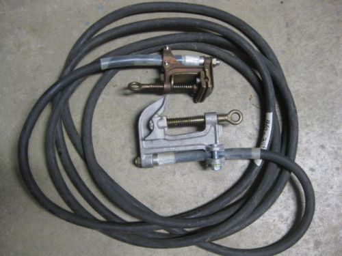 A.b. chance 4/0 20&#039; single grounding set clamps ground lineman electrical safety for sale