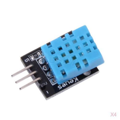 4x Digital Temperature Humidity Sensor DHT11 Module PCB Plate for Arduino