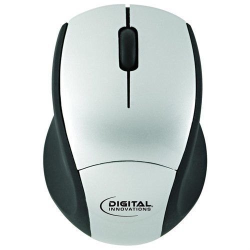Digital Innovations EasyGlide Wireless Travel Mouse - Optical - Wireless - Radio
