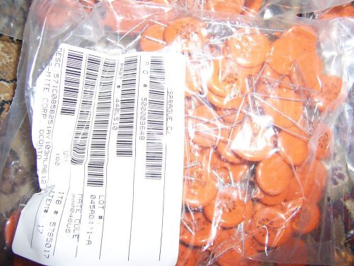 NEW (100 pcs.) Vishay Cera-mite Ceramic capacitors 103M 440L (orange)