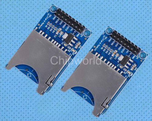 2PCS SD Card Module Slot Socket Reader Read And Write For Arduino MCU NEW