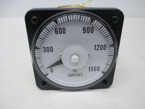 New yokogawa 103121catc ammeter 0-1500 dc amperes meter 0-50v-dc d324893 for sale